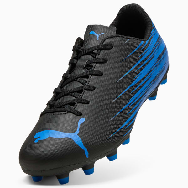 ATTACANTO II FG/AG Soccer Cleats Men, PUMA Black-Ultra Blue, extralarge