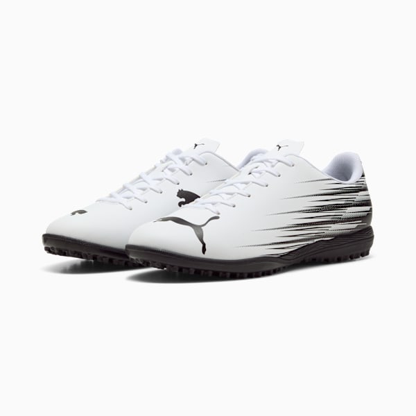 ATTACANTO II TT Men's Football Boots, PUMA White-PUMA Black, extralarge-IND