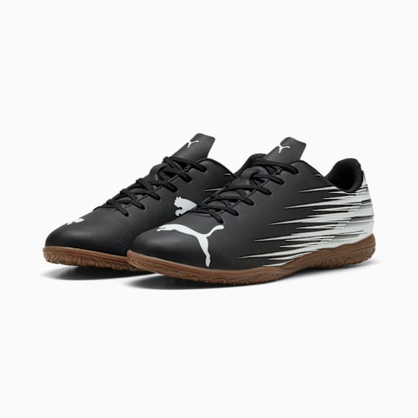 ATTACANTO II Futsal Cleats Men, PUMA Black-PUMA White, extralarge