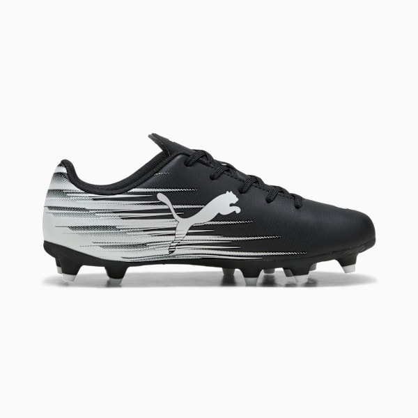ATTACANTO II FG/AG Soccer Cleats Youth, PUMA Black-PUMA White, extralarge