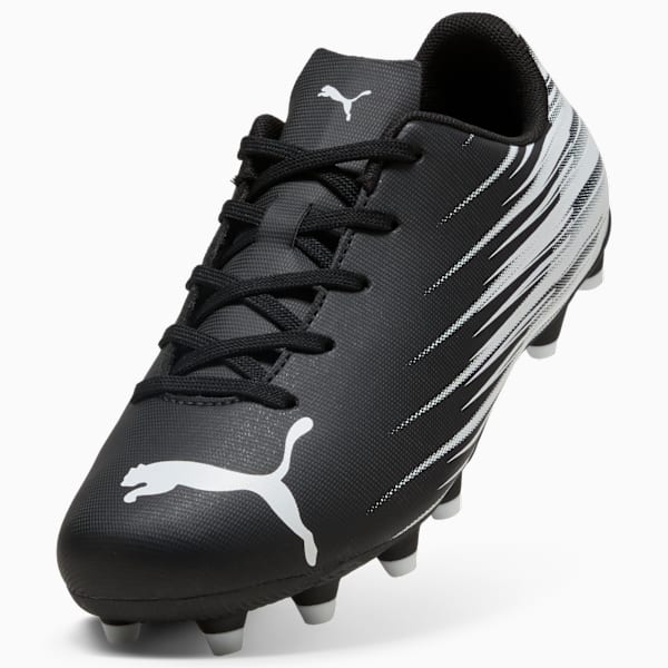 ATTACANTO II FG/AG Soccer Cleats Youth, PUMA Black-PUMA White, extralarge
