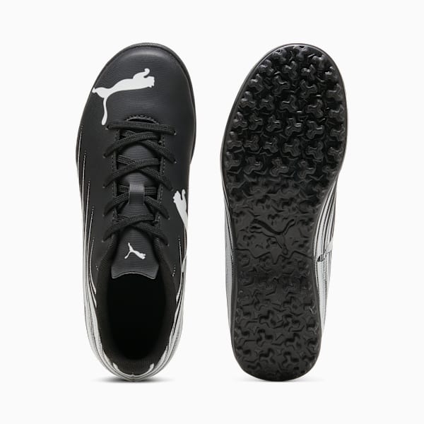 ATTACANTO II TT Soccer Cleats Youth, PUMA Black-PUMA White, extralarge
