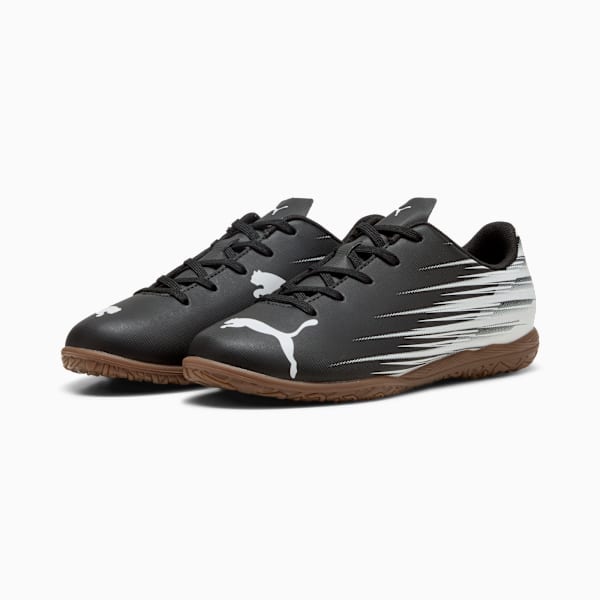 ATTACANTO II Futsal Cleats Youth, PUMA Black-PUMA White, extralarge