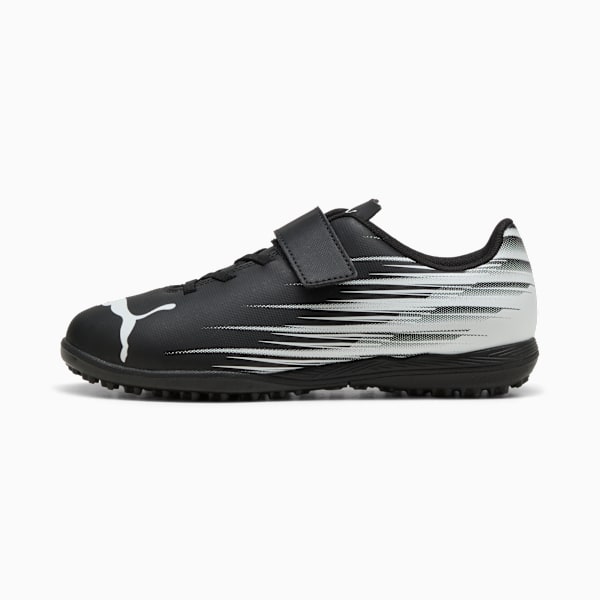 ATTACANTO II TT Soccer Cleats Youth, PUMA Black-PUMA White, extralarge