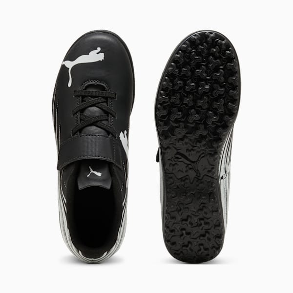 ATTACANTO II TT Soccer Cleats Youth, PUMA Black-PUMA White, extralarge