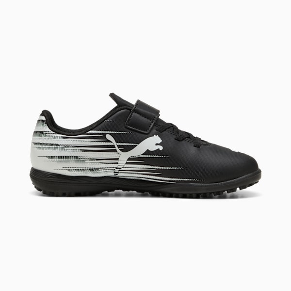 ATTACANTO II TT Soccer Cleats Youth, PUMA Black-PUMA White, extralarge