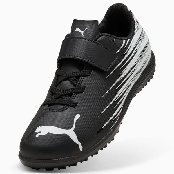 ATTACANTO II TT Soccer Cleats Youth, PUMA Black-PUMA White, extralarge