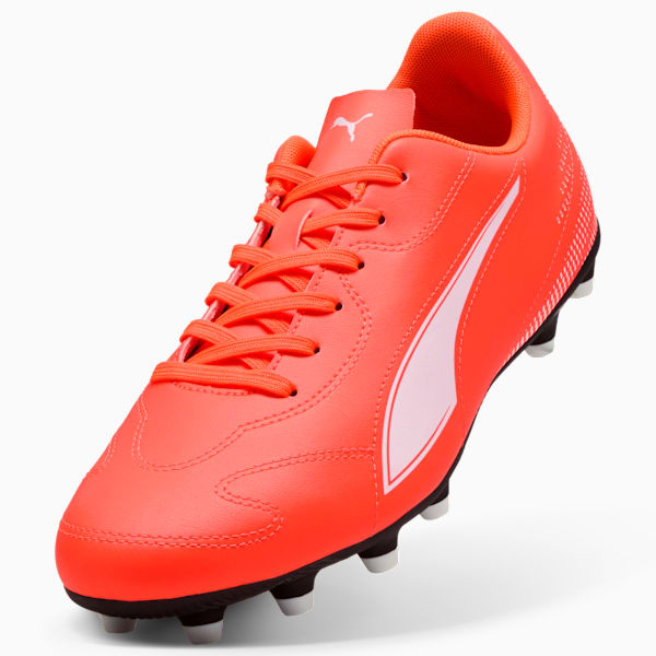 VITORIA II FG/AG Soccer Cleats Men, Glowing Red-PUMA White, extralarge