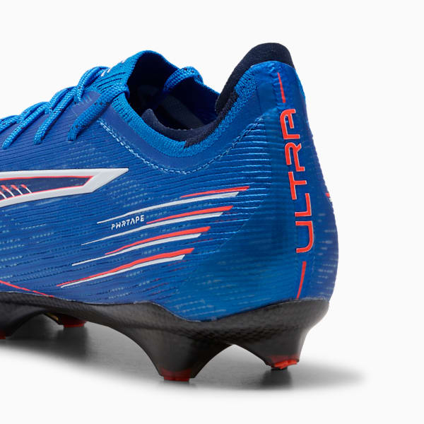 ULTRA 6 CARBON FG Football Boots Unisex, Ultra Blue-PUMA White-Glowing Red, extralarge