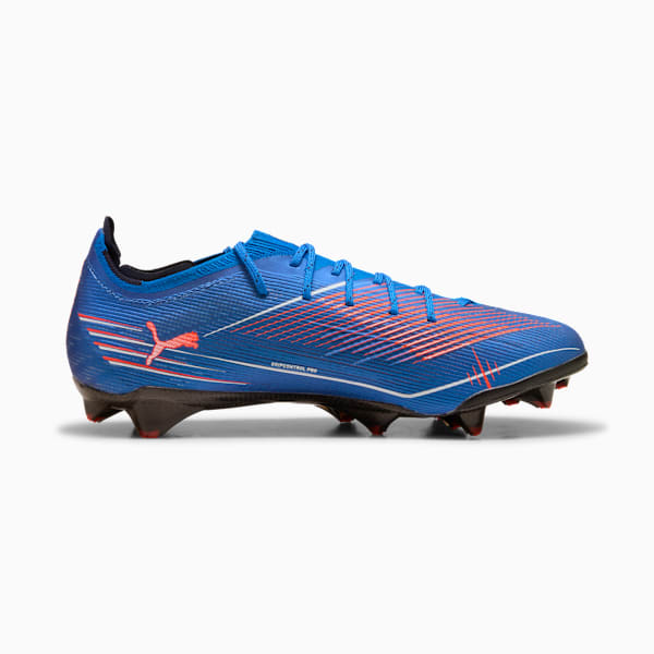 ULTRA 6 CARBON FG Football Boots Unisex, Ultra Blue-PUMA White-Glowing Red, extralarge