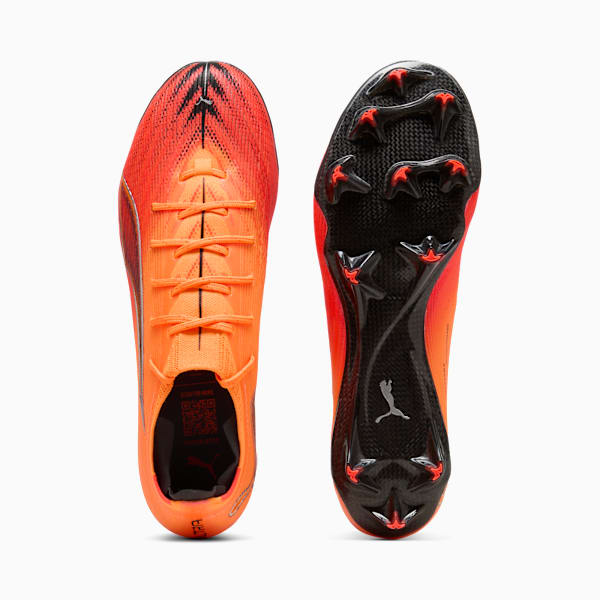 ULTRA 6 CARBON FG Football Boots Women, Heat Fire-PUMA Black-Glowing Red, extralarge-GBR