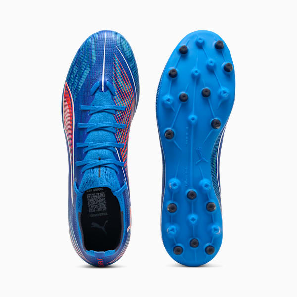 ULTRA 6 MATCH MG Football Boots Unisex, Ultra Blue-PUMA White-Glowing Red, extralarge-GBR