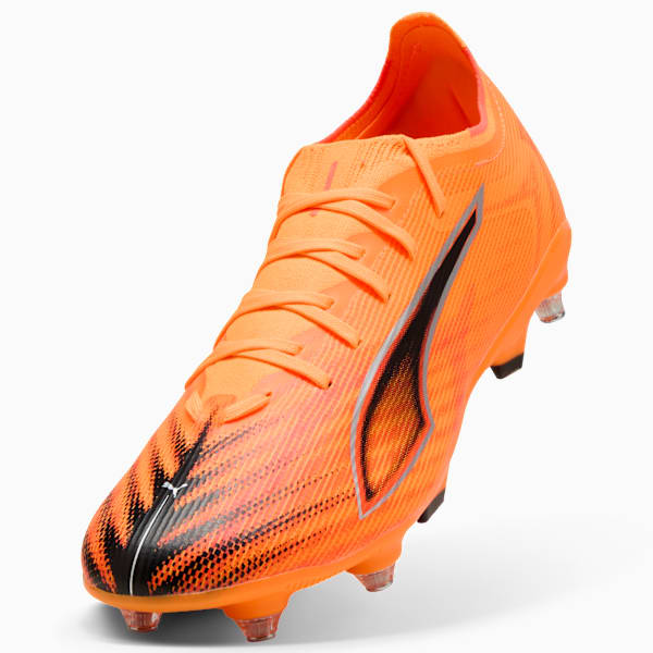 ULTRA 6 MATCH MxSG Football Boots Unisex, Heat Fire-PUMA Black-Glowing Red, extralarge-GBR