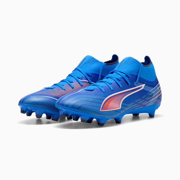 ULTRA 6 MATCH FG/AG Football Boots Unisex, Ultra Blue-PUMA White-PUMA Black, extralarge