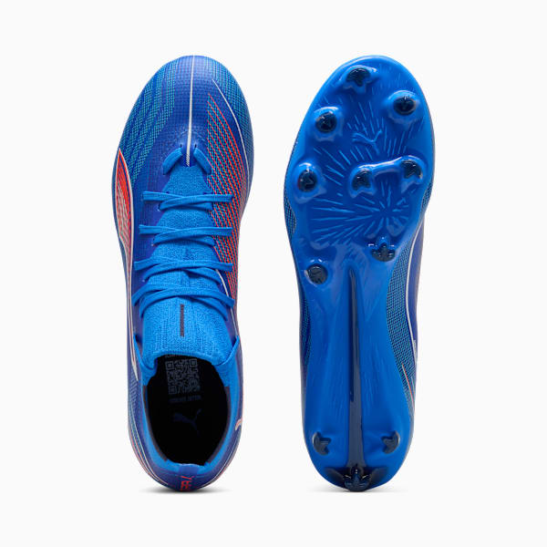 ULTRA 6 MATCH FG/AG Football Boots Unisex, Ultra Blue-PUMA White-PUMA Black, extralarge