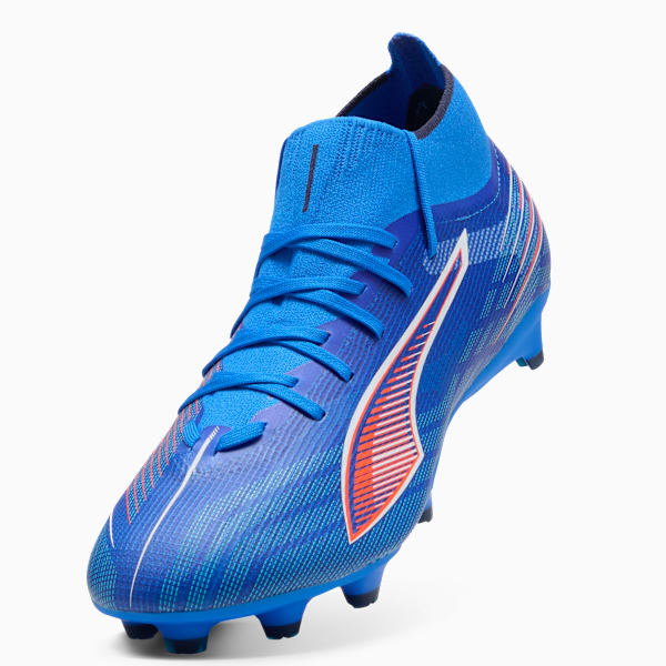 ULTRA 6 MATCH FG/AG Football Boots Unisex, Ultra Blue-PUMA White-PUMA Black, extralarge