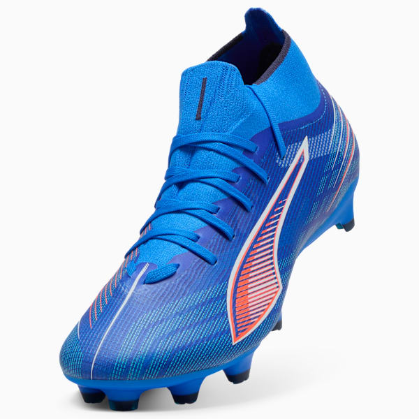 ULTRA 6 MATCH+ FG/AG Football Boots Women, Ultra Blue-PUMA White-Glowing Red, extralarge