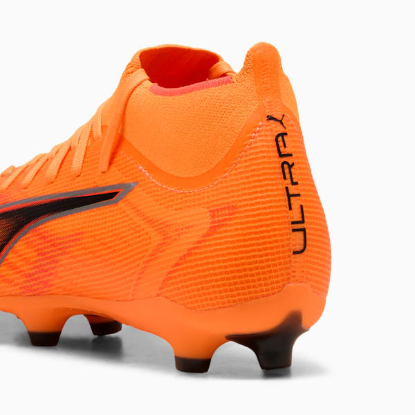 ULTRA 6 MATCH Women's Firm/Artificial Ground Soccer Cleats, Heat Fire-PUMA Black-Glowing Red, extralarge