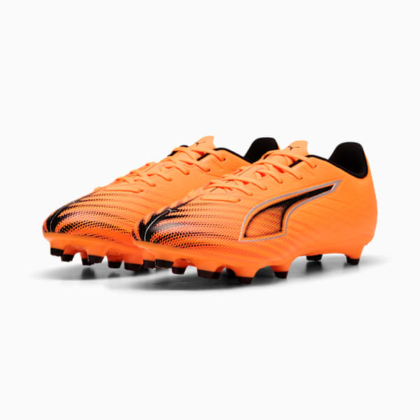 ULTRA 6 PLAY FG/AG Football Boots Unisex, Heat Fire-PUMA Black-Glowing Red, extralarge-GBR