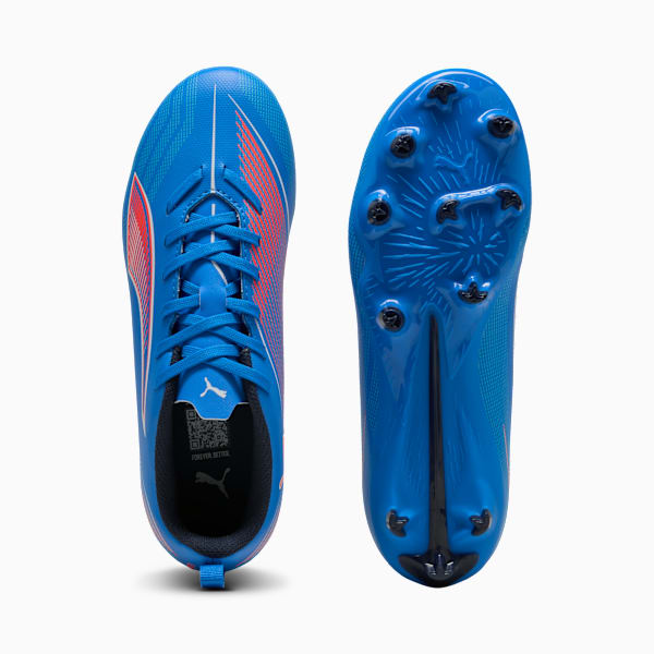 ULTRA 6 PLAY FG/AG Jr Youth, Ultra Blue-PUMA White-Glowing Red, extralarge