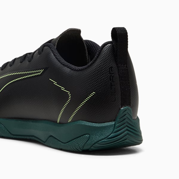 ULTRA 6 PLAY Futsal Boots Youth, PUMA Black-Fizzy Light-Green Terrain, extralarge-GBR