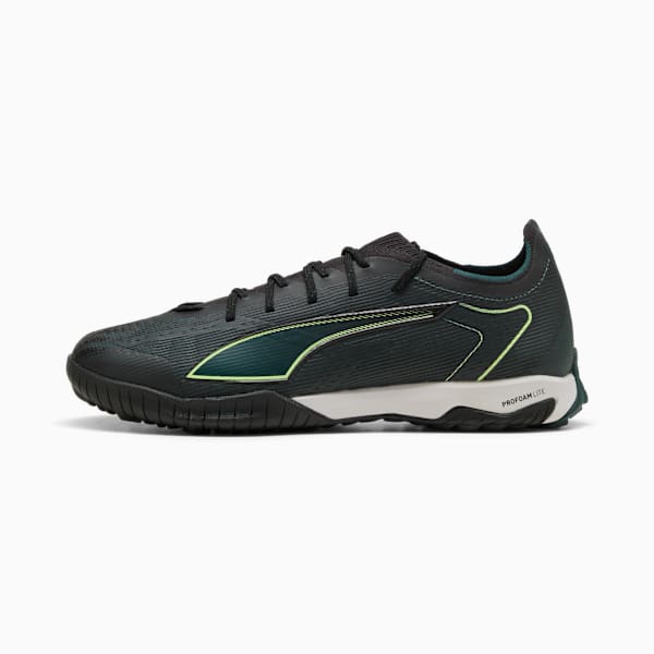 ULTRA 6 PRO CAGE TT Football Boots Unisex, PUMA Black-Fizzy Light-Green Terrain, extralarge