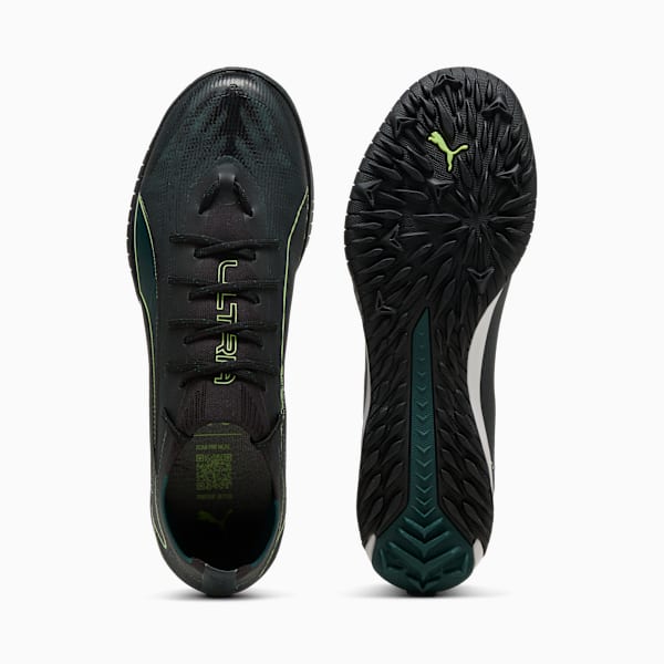 ULTRA 6 PRO CAGE TT Football Boots Unisex, PUMA Black-Fizzy Light-Green Terrain, extralarge