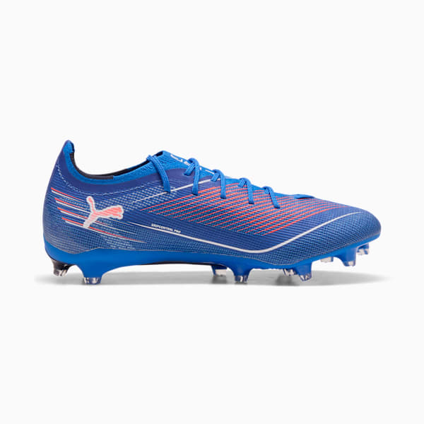 ULTRA 6 PRO FG/AG Football Boots Unisex, Ultra Blue-PUMA White-Glowing Red, extralarge