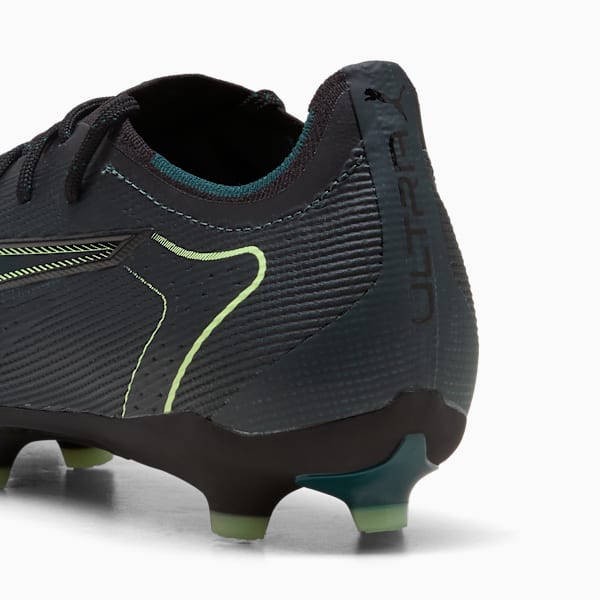 ULTRA 6 PRO FG/AG Football Boots Unisex, PUMA Black-Fizzy Light-Green Terrain, extralarge
