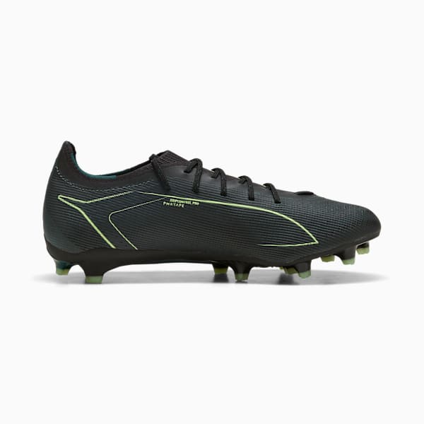 ULTRA 6 PRO FG/AG Football Boots Unisex, PUMA Black-Fizzy Light-Green Terrain, extralarge