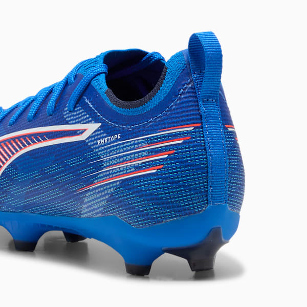ULTRA 6 PRO FG/AG Football Boots Youth, Ultra Blue-PUMA White-Glowing Red, extralarge