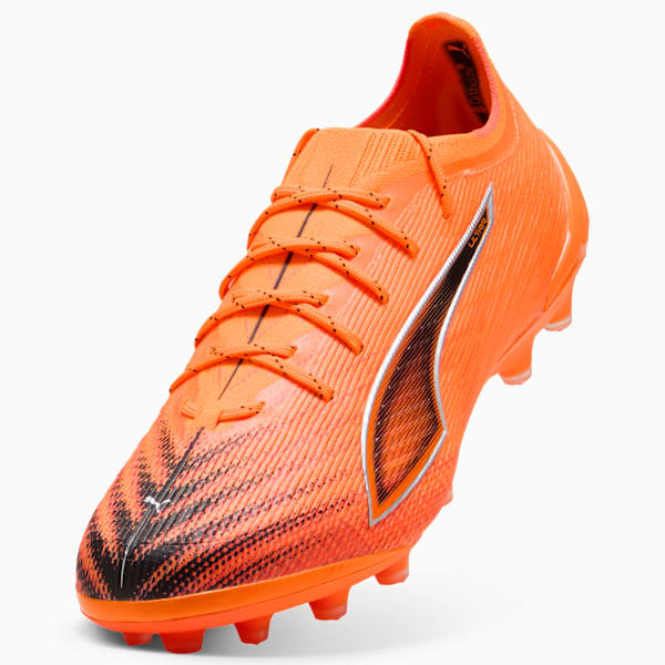 ULTRA 6 ULTIMATE AG Football Boots Unisex, Heat Fire-PUMA Black-Glowing Red, extralarge-GBR