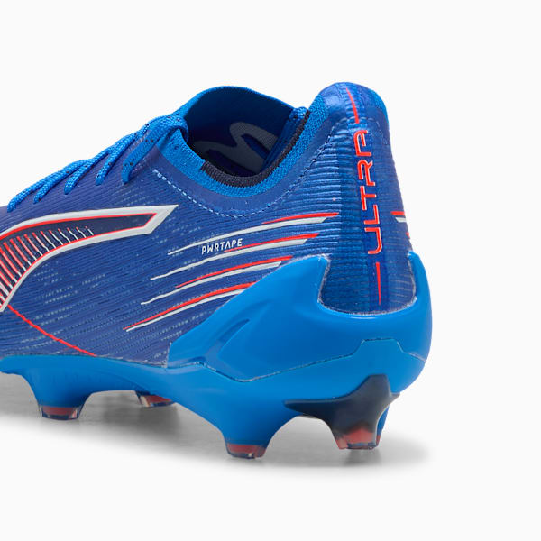 ULTRA 6 ULTIMATE FG Football Boots Unisex, Ultra Blue-PUMA White-Glowing Red, extralarge