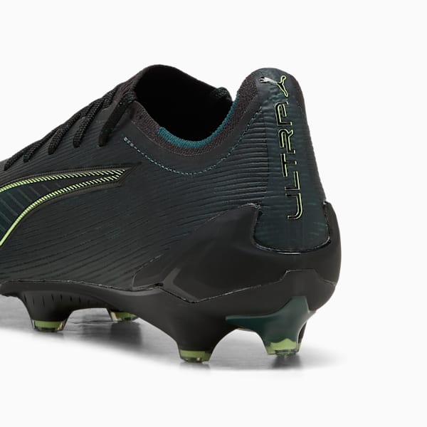 ULTRA 6 ULTIMATE FG Football Boots Unisex, PUMA Black-Fizzy Light-Green Terrain, extralarge