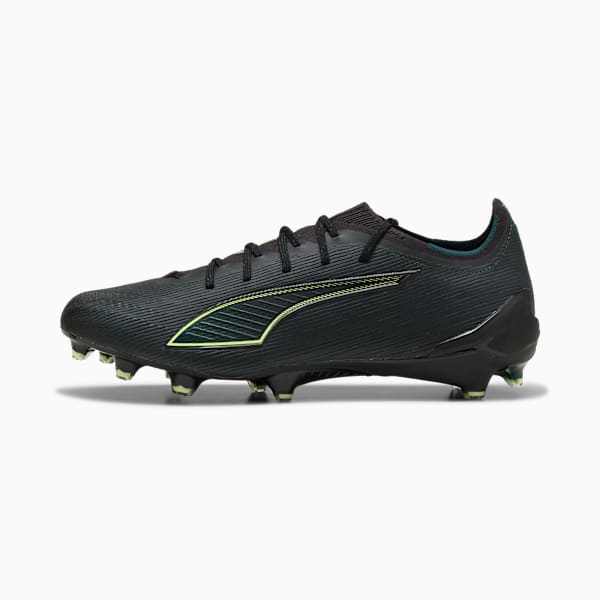 ULTRA 6 ULTIMATE FG Football Boots Unisex, PUMA Black-Fizzy Light-Green Terrain, extralarge