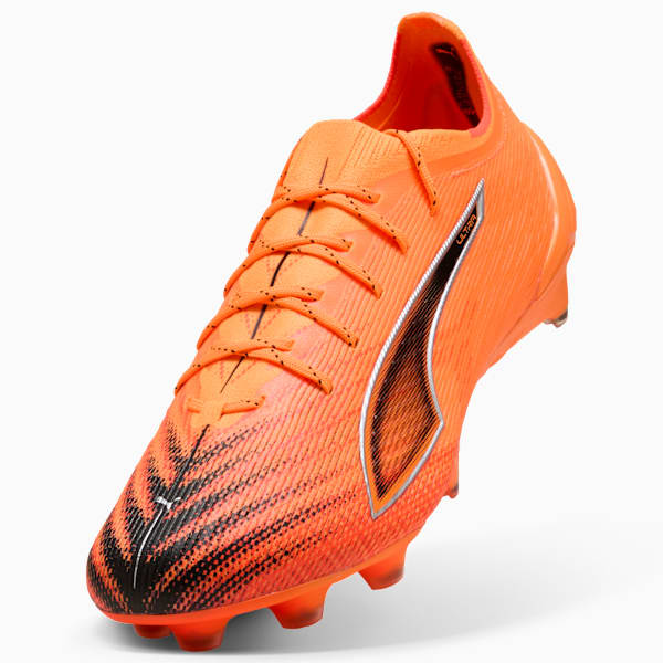 Chaussures de soccer ULTRA 6 ULTIMATE FG Unisexe, Heat Fire-PUMA Black-Glowing Red, extralarge