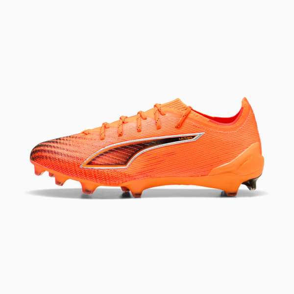 ULTRA 6 ULTIMATE FG Football Boots Women, Heat Fire-PUMA Black-Glowing Red, extralarge-GBR