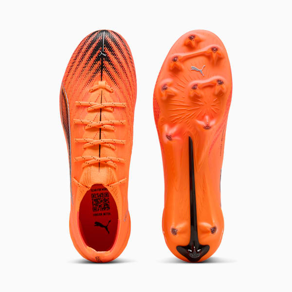 Chaussures de soccer ULTRA 6 ULTIMATE FG Femme, Heat Fire-PUMA Black-Glowing Red, extralarge