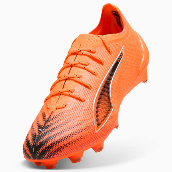 Chaussures de soccer ULTRA 6 ULTIMATE FG Femme, Heat Fire-PUMA Black-Glowing Red, extralarge