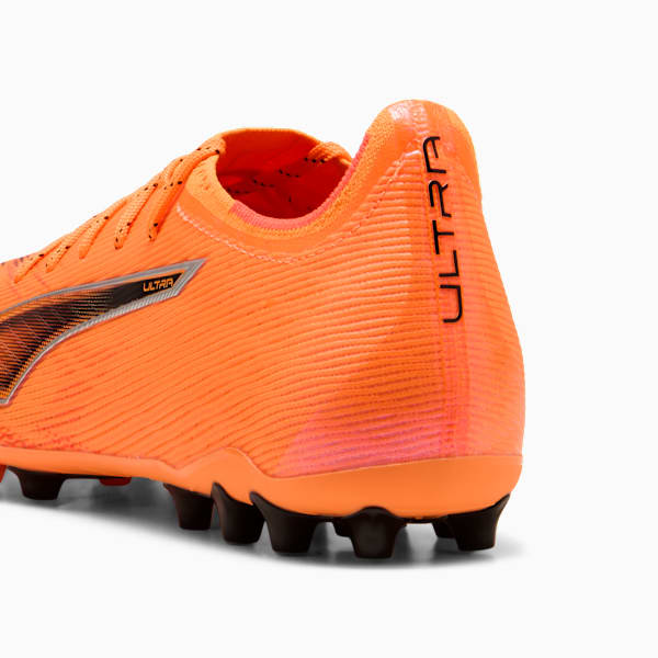ULTRA 6 ULTIMATE MG Football Boots Unisex, Heat Fire-PUMA Black-Glowing Red, extralarge-GBR