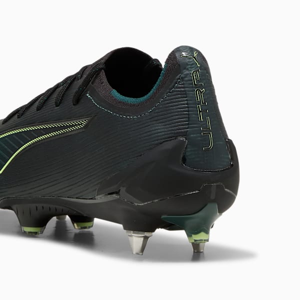 ULTRA 6 ULTIMATE MxSG Football Boots Unisex, PUMA Black-Fizzy Light-Green Terrain, extralarge-GBR