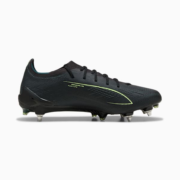 ULTRA 6 ULTIMATE MxSG Football Boots Unisex, PUMA Black-Fizzy Light-Green Terrain, extralarge-GBR