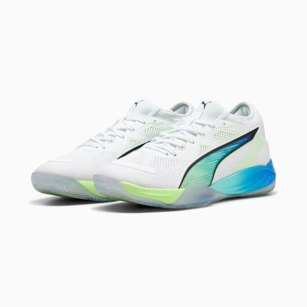 Eliminate NITRO SQD 4 ENERGY Unisex, PUMA White-PUMA Black-Speed Green, extralarge