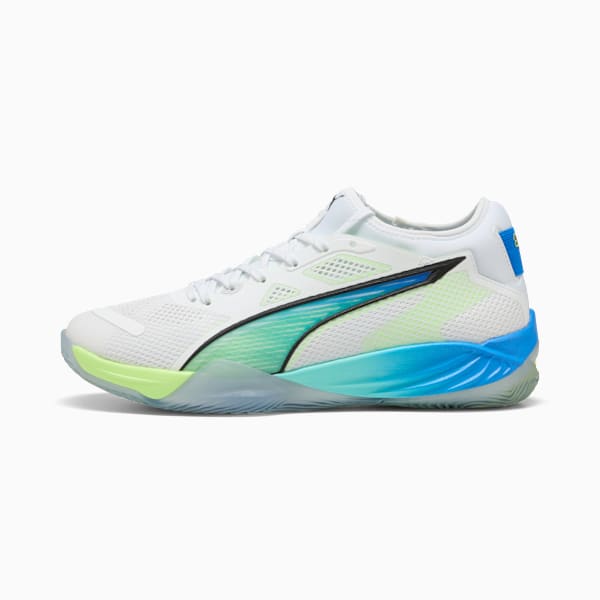 Eliminate NITRO SQD 4 ENERGY Unisex, PUMA White-PUMA Black-Speed Green, extralarge