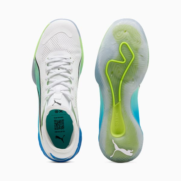 Eliminate NITRO SQD 4 ENERGY Unisex, PUMA White-PUMA Black-Speed Green, extralarge