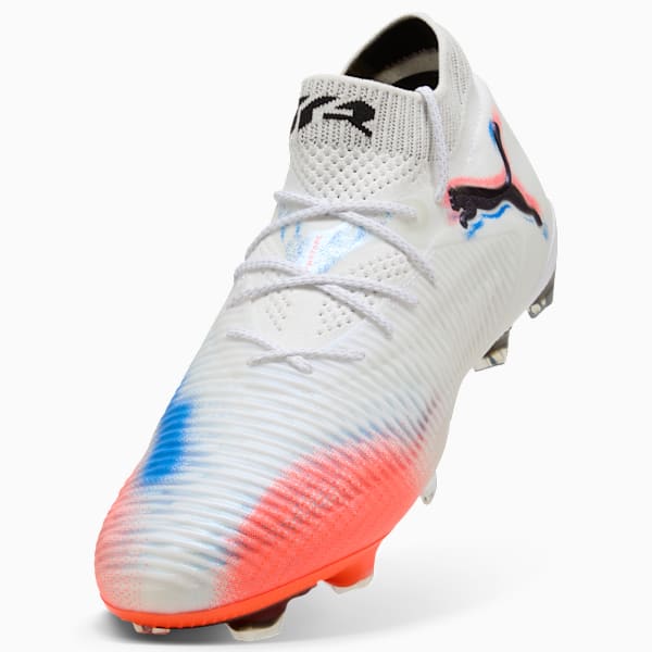 FUTURE 8 ULTIMATE FG Unisex, PUMA White-PUMA Black-Glowing Red, extralarge