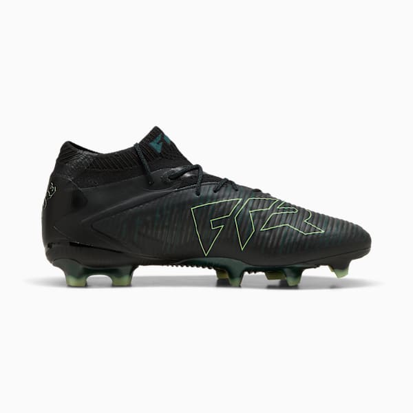 FUTURE 8 ULTIMATE FG Unisex, PUMA Black-Fizzy Light-Green Terrain, extralarge
