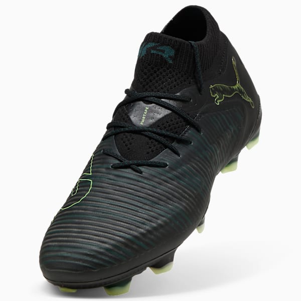 FUTURE 8 ULTIMATE FG Unisex, PUMA Black-Fizzy Light-Green Terrain, extralarge