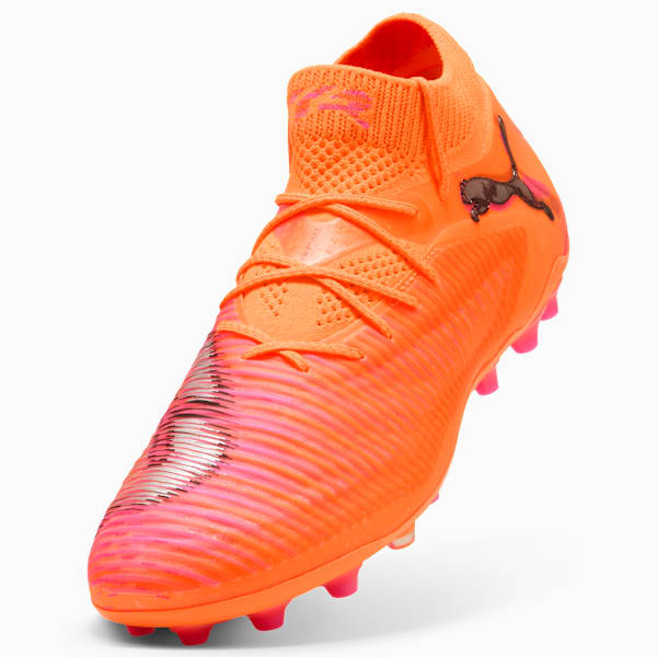 FUTURE 8 ULTIMATE MG Football Boots Unisex, Heat Fire-PUMA Black-Ravish, extralarge-GBR