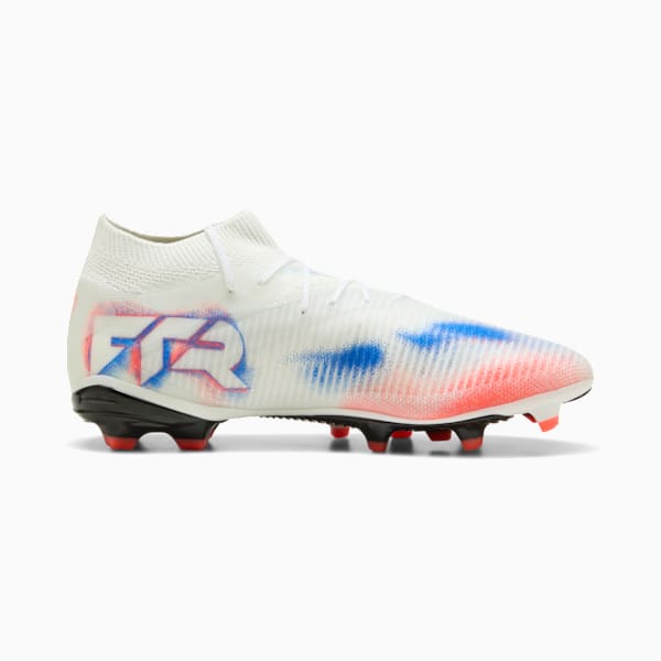FUTURE 8 PRO FG/AG Football Boots Unisex, PUMA White-PUMA Black-Glowing Red, extralarge